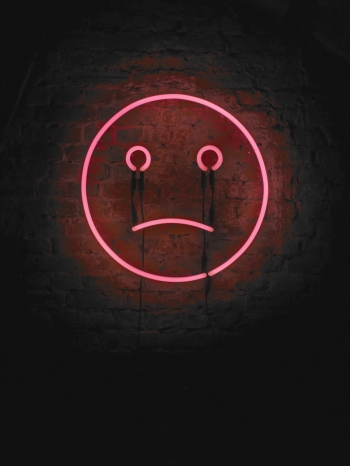 Sad Smiley, Neon light